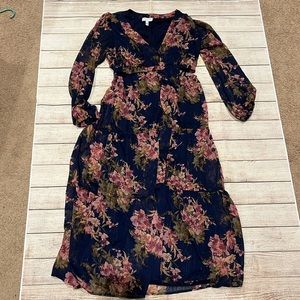 Maxi Dress with Long Sleeves